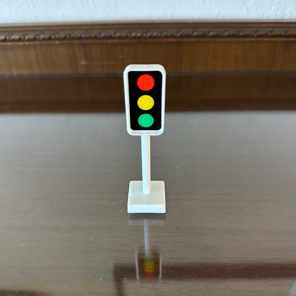 Vintage Tomy Thailand TA-1 Traffic Light Miniature Signal Toy Car Accessory